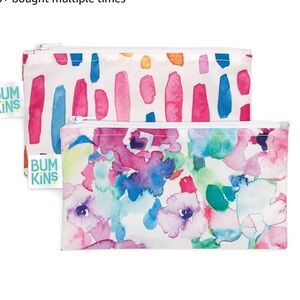 Bumkins Watercolor and Brushstroke Pouches